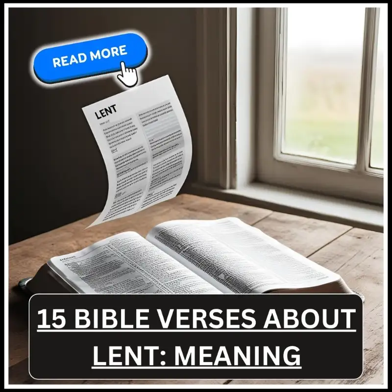 bible verses about lent