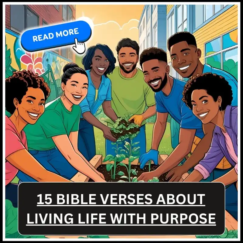 bible verses about living life with purpose