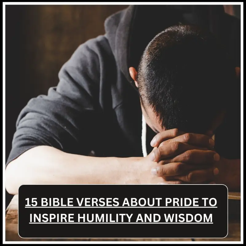 bible verses about pride