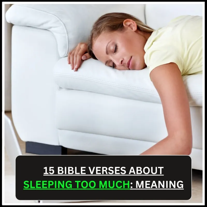bible verses about sleeping too much