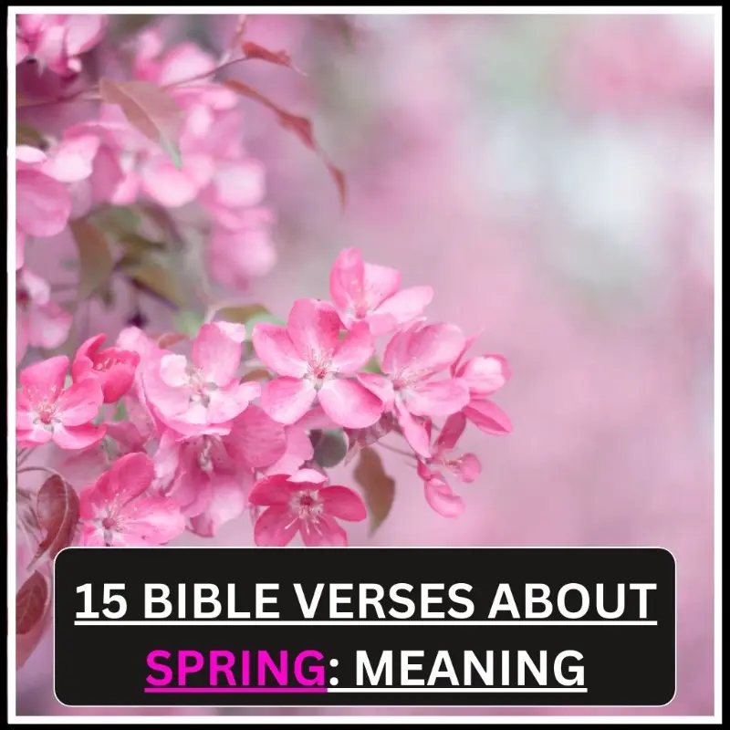bible verses about spring