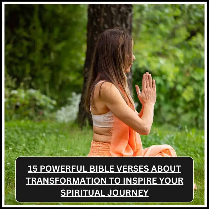 bible verses about transformation