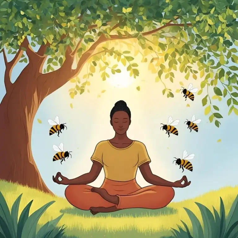 spiritual meaning of bees landing on you