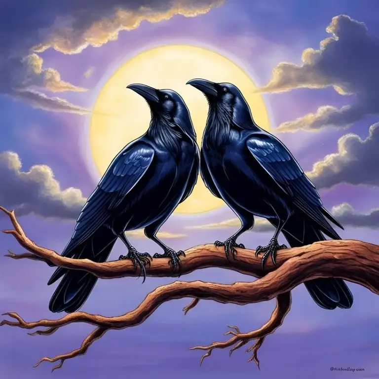 spiritual meaning of two crows