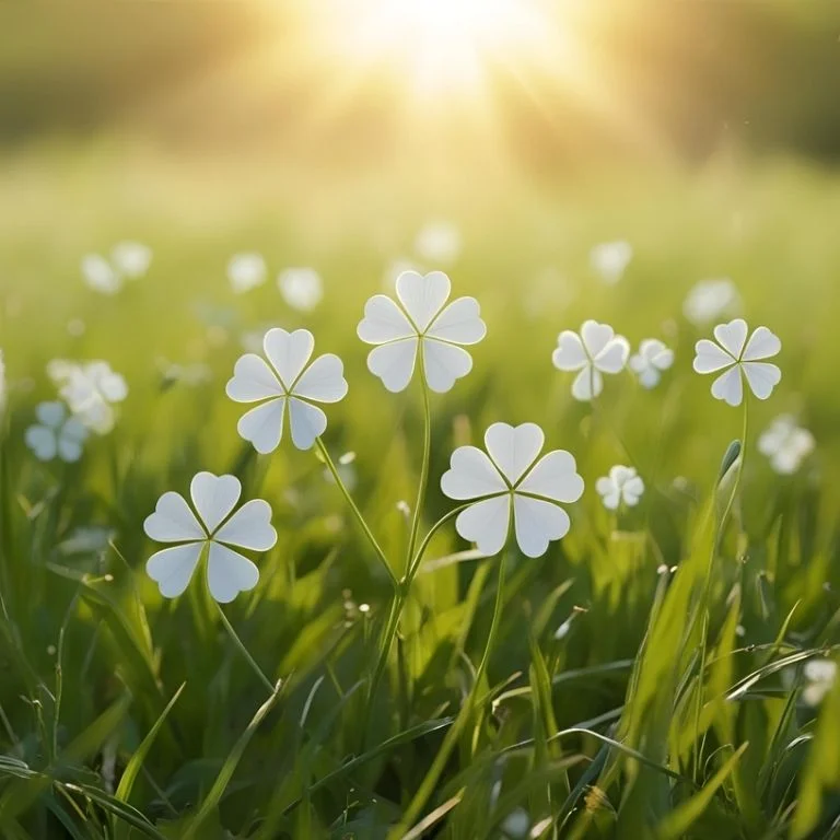 white clover spiritual meaning